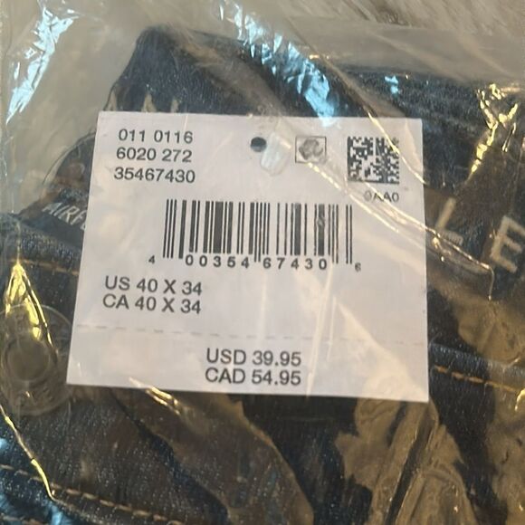 AE AirFlex+ Slim Straight Jean blue size 40/34 NWT in packaging - Picture 8 of 8